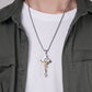 Benedict Protection Cross Power Pendant Necklace