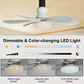 2026 New⏳Limited-time Special Price:£ 16.99!!🔥2-in-1 Portable Ceiling Fan & Light With Remote ControlFor Bedroom 😴, Kitchen 👩‍🍳 & Garage 🛠️ – UK Ready! 🇬🇧