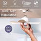 2026 New⏳Limited-time Special Price:£ 16.99!!🔥2-in-1 Portable Ceiling Fan & Light With Remote ControlFor Bedroom 😴, Kitchen 👩‍🍳 & Garage 🛠️ – UK Ready! 🇬🇧