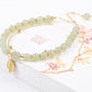 🌕Buy 2 SAVE 10%🍃Hetian Jade Gold Leaf Bracelet