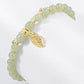 🌕Buy 2 SAVE 10%🍃Hetian Jade Gold Leaf Bracelet