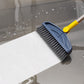 2-in-1 rotating long-handled V-shaped bristle floor brush