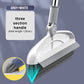 2-in-1 rotating long-handled V-shaped bristle floor brush