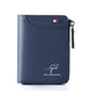 Men Wallet Zipper Genuine Leather Purse ( RFID PROTECTED )