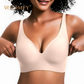 New Year Sale 60% Off💕Vivid Bloom V-Neck Wireless Bra - Comfort & Lift for Women