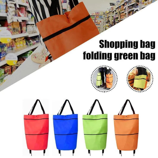 🎁Hot Sale 49% OFF⏳Foldable Shopping Trolley Tote Bag