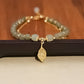 🌕Buy 2 SAVE 10%🍃Hetian Jade Gold Leaf Bracelet