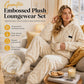 ⏳LAST DAY SALE ONLY ￡25.99!!🔥🍂 Embossed Geometric Plush Set – Timeless Comfort & Effortless Style For Every Occasion