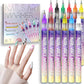 👧💅Last Day Hot Sale!!⌛🏆🎨12 Colors Nail Art Pens Set