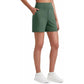🎁💥LAST DAY SALE 50% OFF!!🥳Women's High-Waisted Athletic Bermuda Shorts with Pockets – Running, Yoga, Summer Casual Activewear（Buy 2 Free Shipping）