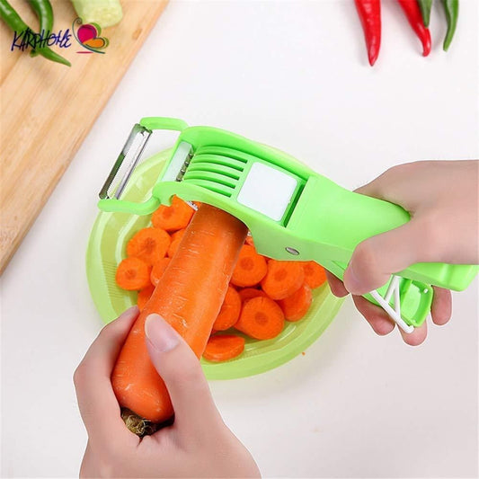 Plastic 2 in 1 Vegetable & Fruit Multi Cutter