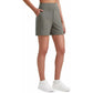 🎁💥LAST DAY SALE 50% OFF!!🥳Women's High-Waisted Athletic Bermuda Shorts with Pockets – Running, Yoga, Summer Casual Activewear（Buy 2 Free Shipping）