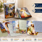 ✝🙏Catholic Faux Leather Holy Card Holder – Pocket Prayer Card Organizer with Snap Closure