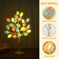 Hoppy Easter 60% Off🌳Lighted Birch Egg Tree with 24 Colorful Eggs (2 FT)💡Brighten Your Easter & Spring