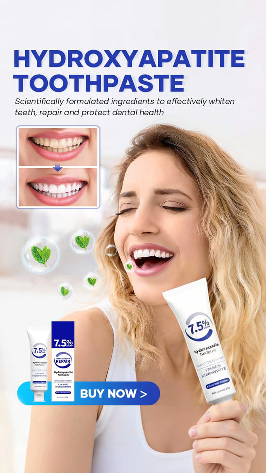 ✨FOR A LIMITEDTIME ONLY!🍀Buy 1 Get 1 Free😁Hydroxyapatite Toothpaste