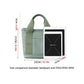 Large capacity multi pocket handbag