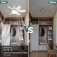 2026 New⏳Limited-time Special Price:£ 16.99!!🔥2-in-1 Portable Ceiling Fan & Light With Remote ControlFor Bedroom 😴, Kitchen 👩‍🍳 & Garage 🛠️ – UK Ready! 🇬🇧