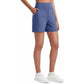 🎁💥LAST DAY SALE 50% OFF!!🥳Women's High-Waisted Athletic Bermuda Shorts with Pockets – Running, Yoga, Summer Casual Activewear（Buy 2 Free Shipping）