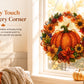 🔥Halloween Pre-sale🍂NEW✨Autumn Harvest Pumpkin Diamond Art Hanging Ornament Kit