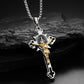 Benedict Protection Cross Power Pendant Necklace