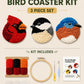 🔥LAST DAY 50% OFF - 🧵Beginner-Friendly🐦DIY Bird Coasters Punch Needle Kit