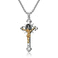 Benedict Protection Cross Power Pendant Necklace