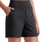 🎁💥LAST DAY SALE 50% OFF!!🥳Women's High-Waisted Athletic Bermuda Shorts with Pockets – Running, Yoga, Summer Casual Activewear（Buy 2 Free Shipping）