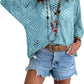 🔥💐SPRING DAY SALE - ONLY £19.99!!⚡50K+ SOLD!✨Womens Bohemian-Inspired Beige Crochet Top with V-Neck