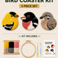 🔥LAST DAY 50% OFF - 🧵Beginner-Friendly🐦DIY Bird Coasters Punch Needle Kit
