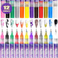 👧💅Last Day Hot Sale!!⌛🏆🎨12 Colors Nail Art Pens Set