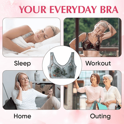 Summer Promotion🎁 Super gather bra | Ice Silk Lace Cooling Comfort Bra