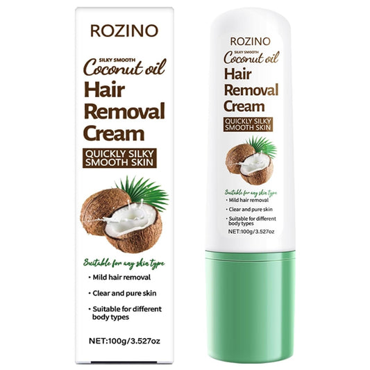 Buy 2 Get 1 Free✨Coconut Oil Depilatory Cream,Gentle Hair Removal for All Skin Types🥥