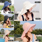 Women’s Wide Brim All-match Sun Hat with Neck Flap