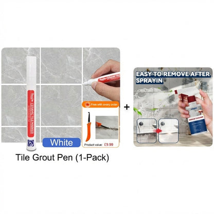 🎉LAST DAY SALE ONLY ￡7.99!!🖌️ Anti-Mould & Waterproof Joint Pen for Ceramic Tiles! 🧱
