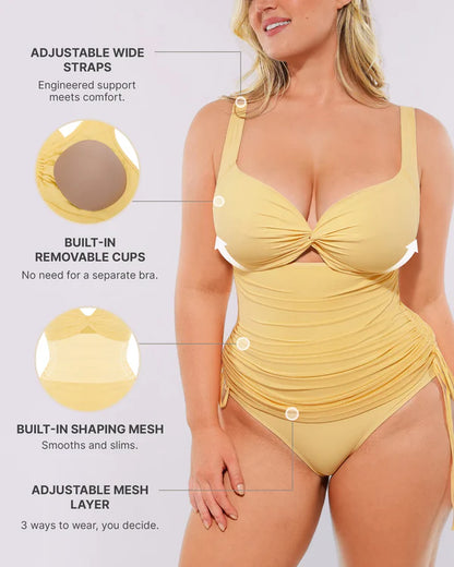 New Arrival💗All-In-One Mesh Wrap Shaping Swimsuit👙