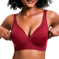 New Year Sale 60% Off💕Vivid Bloom V-Neck Wireless Bra - Comfort & Lift for Women