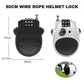 Adjustable cable security combination lock