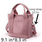 Large capacity multi pocket handbag