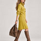 🔥 HALF PRICE 👗 Casual Knitted Stand Collar Long Dress With Pockets