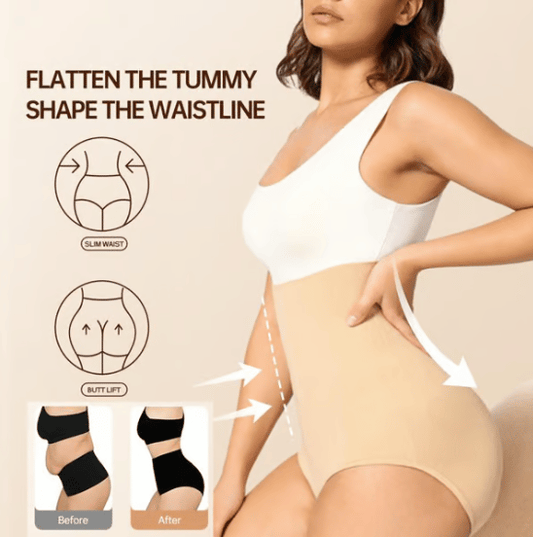 Crazy Summer Sale🔥Buy 1 Get 1 Free🔥High Waist Tummy Control Shapewear Panties