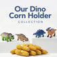 🦕2026 Summer New 🌽Dinosaur Corn Holders for Corn On The Cob - Funny Corn Cob Holder for Kids and Adults with Stainless Steel Prongs