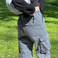 Adjustable Straight Fit Cargo Pants