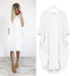 🎉Hot sale💝 Women Casual Loose Pocket Long Sleeves Dress