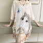 🔥MORE STYLES - 49% OFF😻Thin Mid-Length Cat Pajama Dress