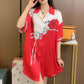 🔥MORE STYLES - 49% OFF😻Thin Mid-Length Cat Pajama Dress