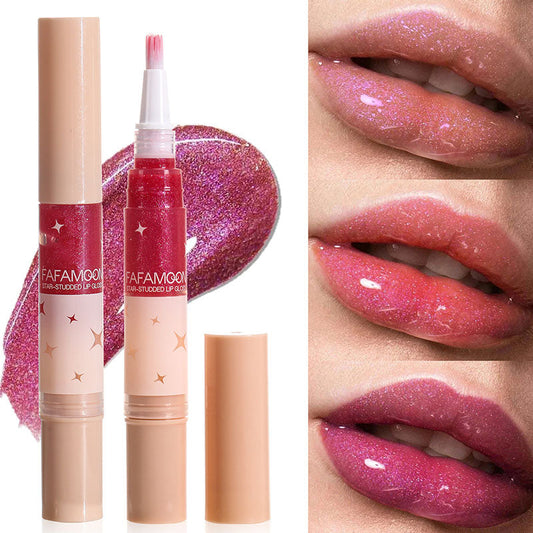 🔥£8.99 FOR 2PCS🔥Star-Studded Lip Gloss👄