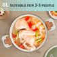 8L Non-Stick Roman Micro Pressure Cooker