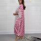 ✨NEW IN✨Women's Print V Neck Loose-Fit twist front Dress