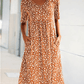 🎁2024 New Year Hot Sale🎁Casual Women Scoop Neck Floral Dress (with pockets)