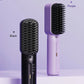 [Negative ions do not hurt hair] Portable cordless mini hair straightening comb